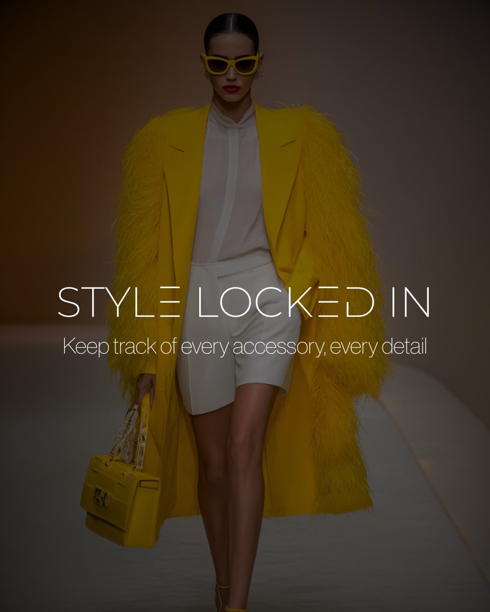 firstfaceapp's tweet image. First Face makes managing your styling details effortless. Upload photos of accessories, jot down notes, and keep your team aligned from fittings to final call.

#FirstFace #FashionRevolution