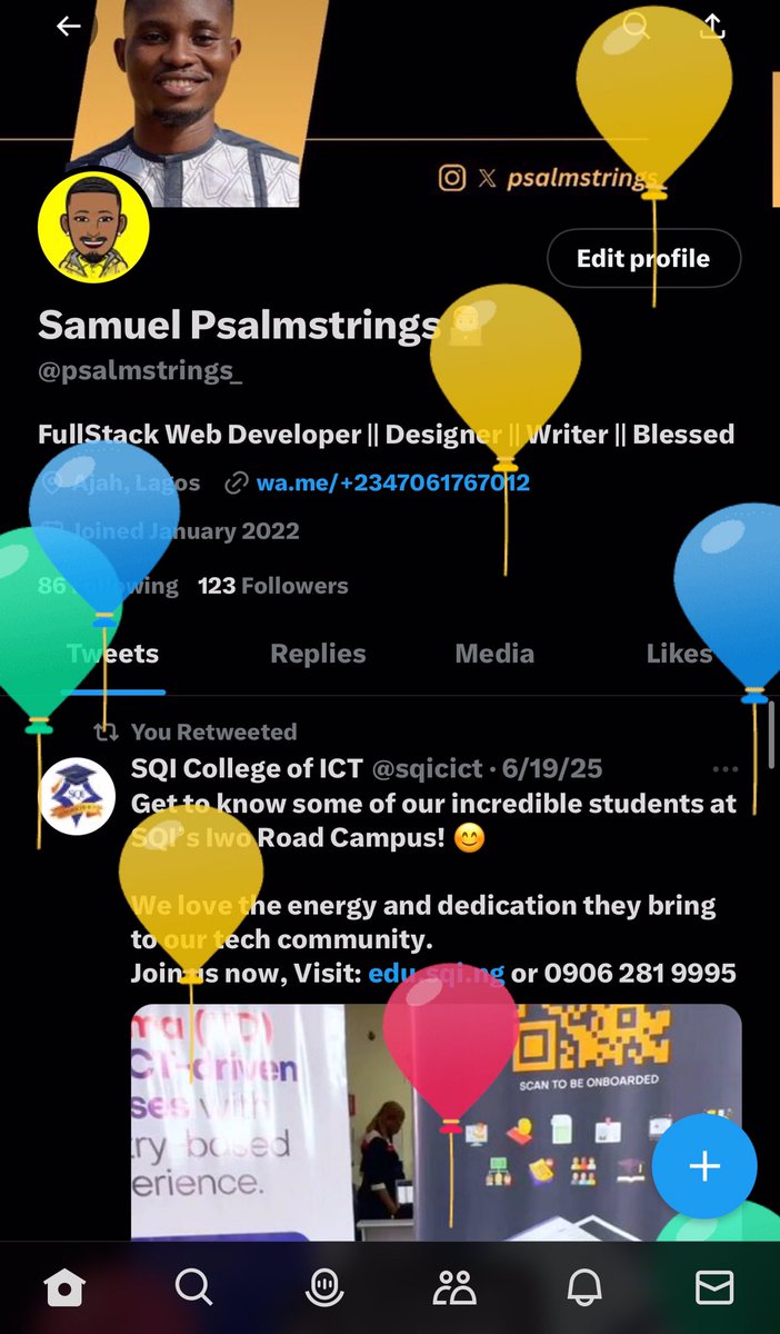 psalmstrings_'s tweet image. Cheers 🥂 to greatness 🥰

Celebrating a new year as a @sqicict certified FullStack Web Developer.