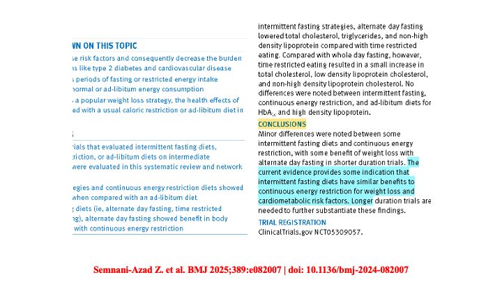 Raviele Antonio (@drraviele) on Twitter photo 📌 Intermittent fasting #diets vs. continuous energy restriction
👉 Similar benefits on
1⃣ Weight loss
2⃣ Cardiometabolic risk factors
#CardioTwitter #MedTwitter #Obesity #nutrition <a href="/PrashSanders/">Prash Sanders</a> <a href="/DrMarthaGulati/">Dr. Martha Gulati ♥️🫀❤️🩹🇨🇦</a> <a href="/DBelardoMD/">Danielle Belardo, MD</a> <a href="/ErinMichos/">Erin D. Michos, M.D.</a> <a href="/DrMauricioGon/">Mauricio Gonzalez MD.</a> <a href="/Hragy/">Hany Ragy</a> <a href="/cpgale3/">Prof Chris P Gale</a> <a href="/adribaran/">Adrian Baranchuk MD FACC FRCPC FCCS FSIAC</a> 📌 Intermittent fasting #diets vs. continuous energy restriction
👉 Similar benefits on
1⃣ Weight loss
2⃣ Cardiometabolic risk factors
#CardioTwitter #MedTwitter #Obesity #nutrition <a href="/PrashSanders/">Prash Sanders</a> <a href="/DrMarthaGulati/">Dr. Martha Gulati ♥️🫀❤️🩹🇨🇦</a> <a href="/DBelardoMD/">Danielle Belardo, MD</a> <a href="/ErinMichos/">Erin D. Michos, M.D.</a> <a href="/DrMauricioGon/">Mauricio Gonzalez MD.</a> <a href="/Hragy/">Hany Ragy</a> <a href="/cpgale3/">Prof Chris P Gale</a> <a href="/adribaran/">Adrian Baranchuk MD FACC FRCPC FCCS FSIAC</a>