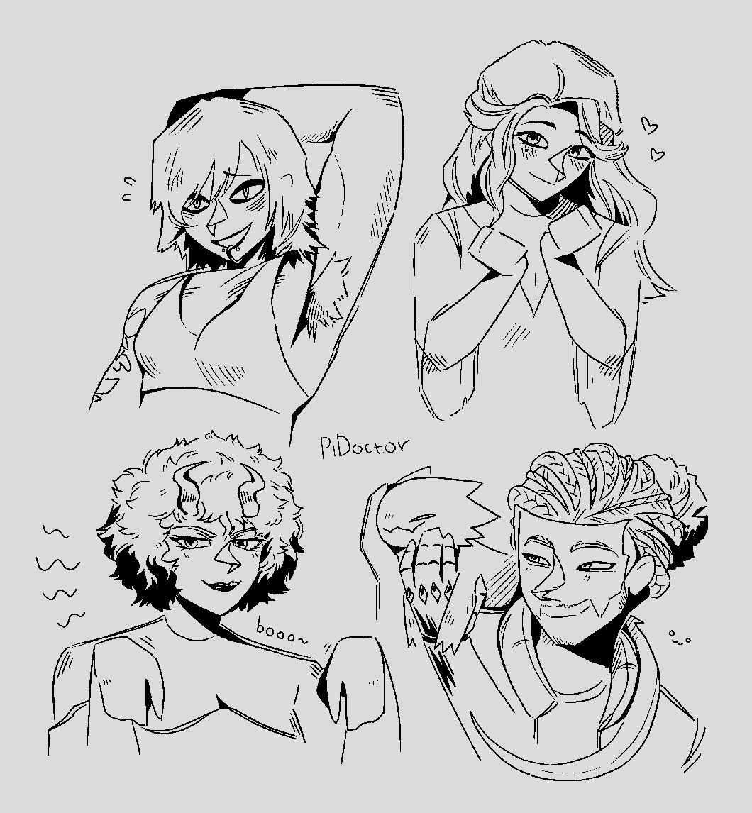 _PlDoctor's tweet image. Requests for spinningskullyarts, nushdeco, jlwrites, khonri from bsky pt.3

#art #digitalart #sketchart #絵描き #アート