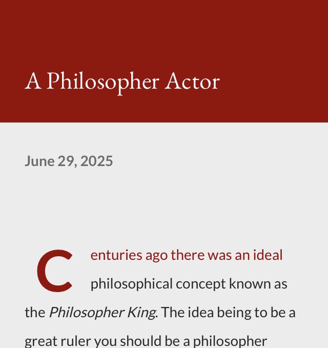 cvidisability's tweet image. #dearreader here is another #Blog post #APhilosopherActor #Poetry #CenturiesOfWisdom 
#HumidityPlatform
humanityplatform.blogspot.com/2025/06/a-phil…