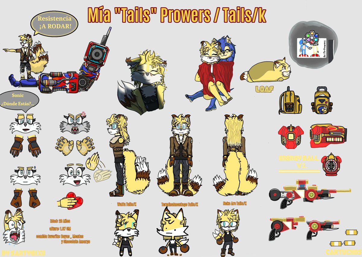 SantyXDi's tweet image. NUEVO DIBUJO LUEGO DE 7 PUTOS MESES Y 4 DIAS! @ftfofi 
Mía "Tails" Prowers, una variante femenina de Miles "Tails" Prowers, Fan character de @ftfofi, en su Twitter encontrarán más variantes del dibujo, en otro post hablaré sobre por qué tardé 7 meses en hacer un dibujo nuevo