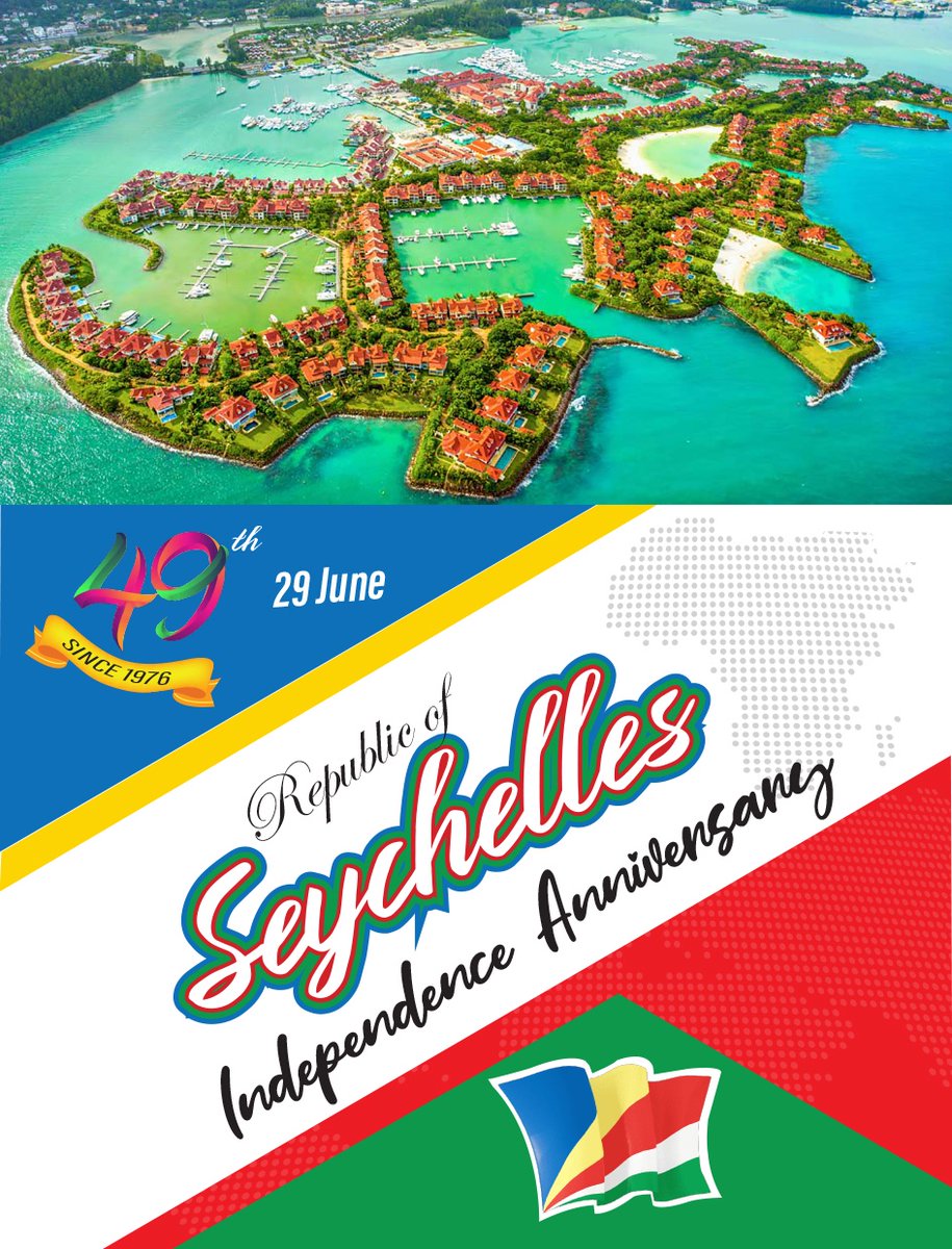 #SADC joins the Government and the people of the Republic of Seychelles, a Member State of SADC since 1998, in celebrating 49th Independence Day today, 29 June, 2025. On this historic day, we wish #Seychelles continued unity, peace, and prosperity in the years ahead.