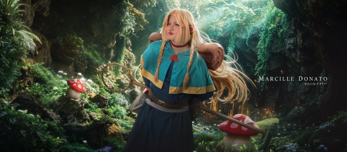 xKuroUsagix45's tweet image. “ I don&apos;t want it! I&apos;m sick and tired of eating monsters! ”  🍖🍲
    “ 無理無理絶対無理！モンスターを食べてありえない ” 🥹✨

character ( キャラクター ) : Marcille Donato ( マルシル ドナトー ) 🧝‍♀️ 
#dungeonmeshi #marcilledonato #DungeonMeshiCosplay #cosplayer #cosplayth #Cosplay