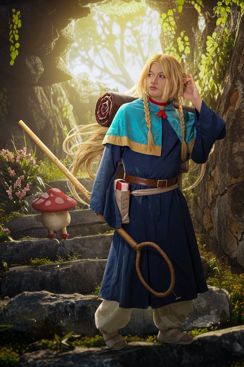 xKuroUsagix45's tweet image. “ I don&apos;t want it! I&apos;m sick and tired of eating monsters! ”  🍖🍲
    “ 無理無理絶対無理！モンスターを食べてありえない ” 🥹✨

character ( キャラクター ) : Marcille Donato ( マルシル ドナトー ) 🧝‍♀️ 
#dungeonmeshi #marcilledonato #DungeonMeshiCosplay #cosplayer #cosplayth #Cosplay