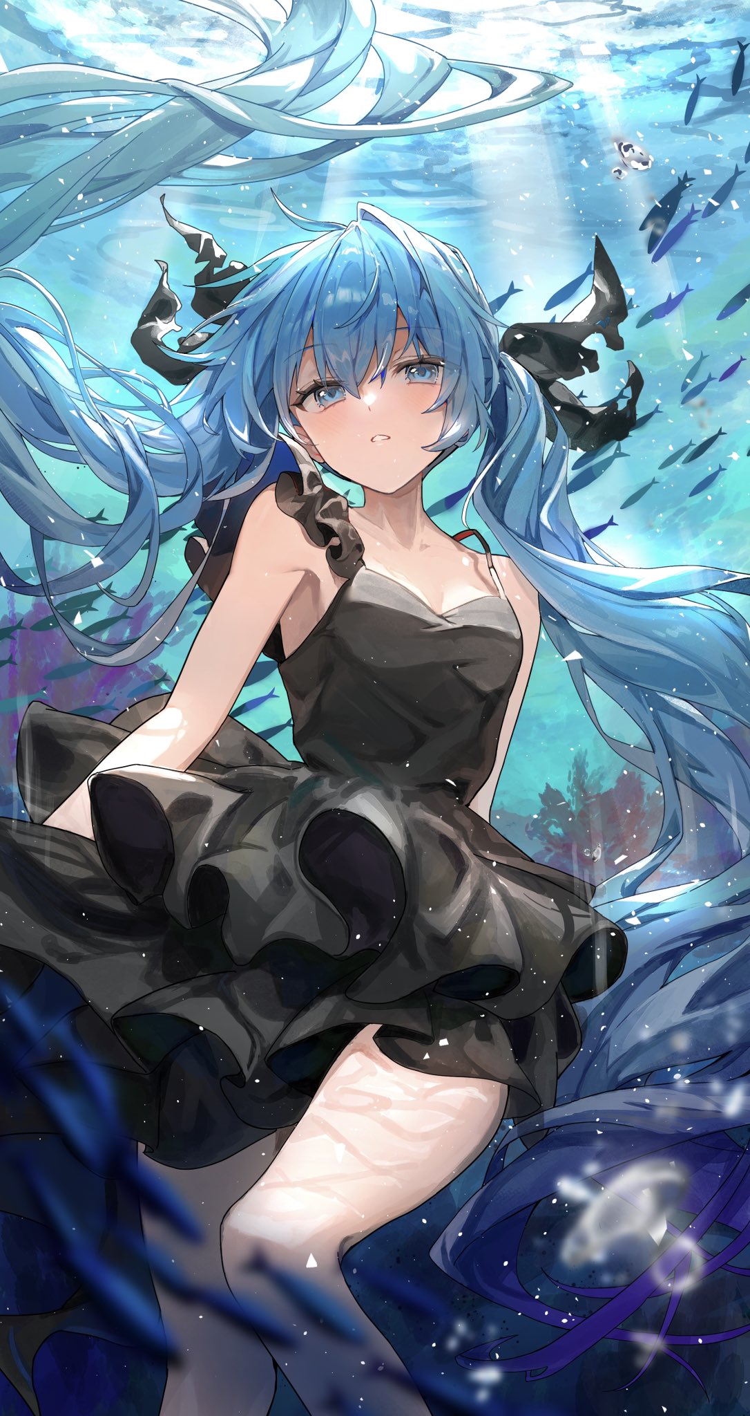 初音ミク 深海少女 いまじんWEBショップ 特典 布ポスター