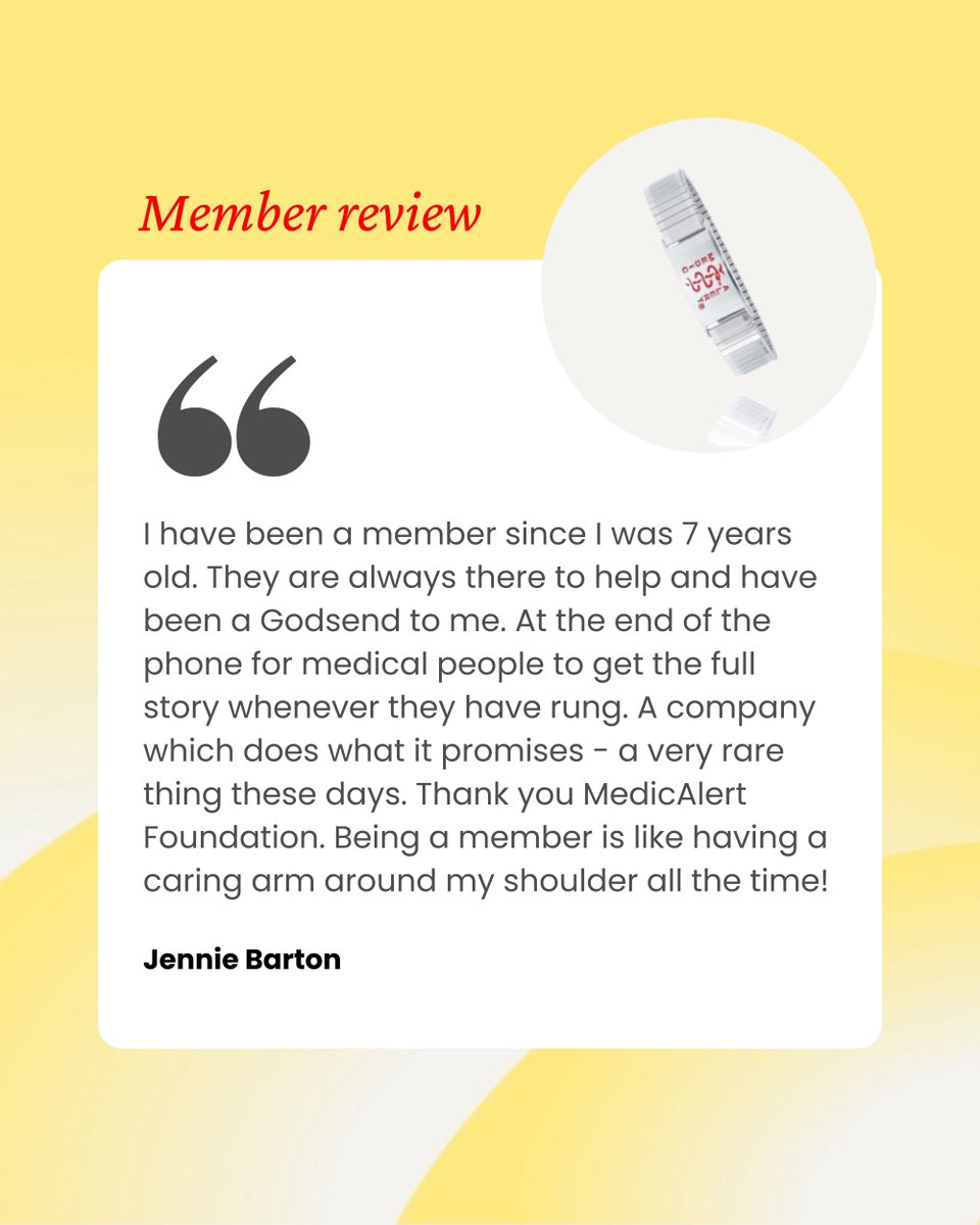 Your safety, always in reach ❤️

A reminder of the difference MedicAlert makes, every day, every moment! Thank you for trusting us to be your lifeline in your life.

#WearYourConfidence