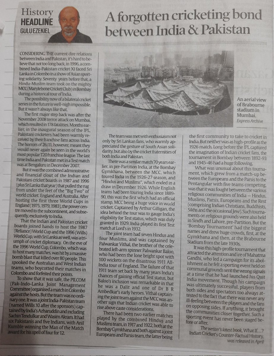 Indian Express Sunday Opinion page