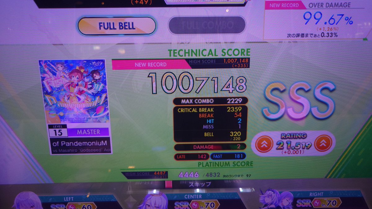 パンデモ7000乗った、マジ？