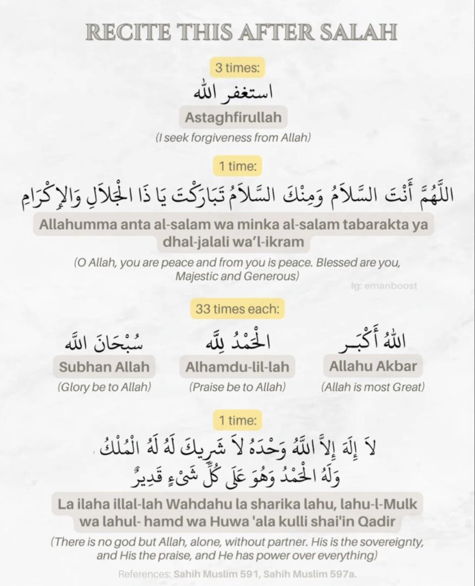 Recite and repost.