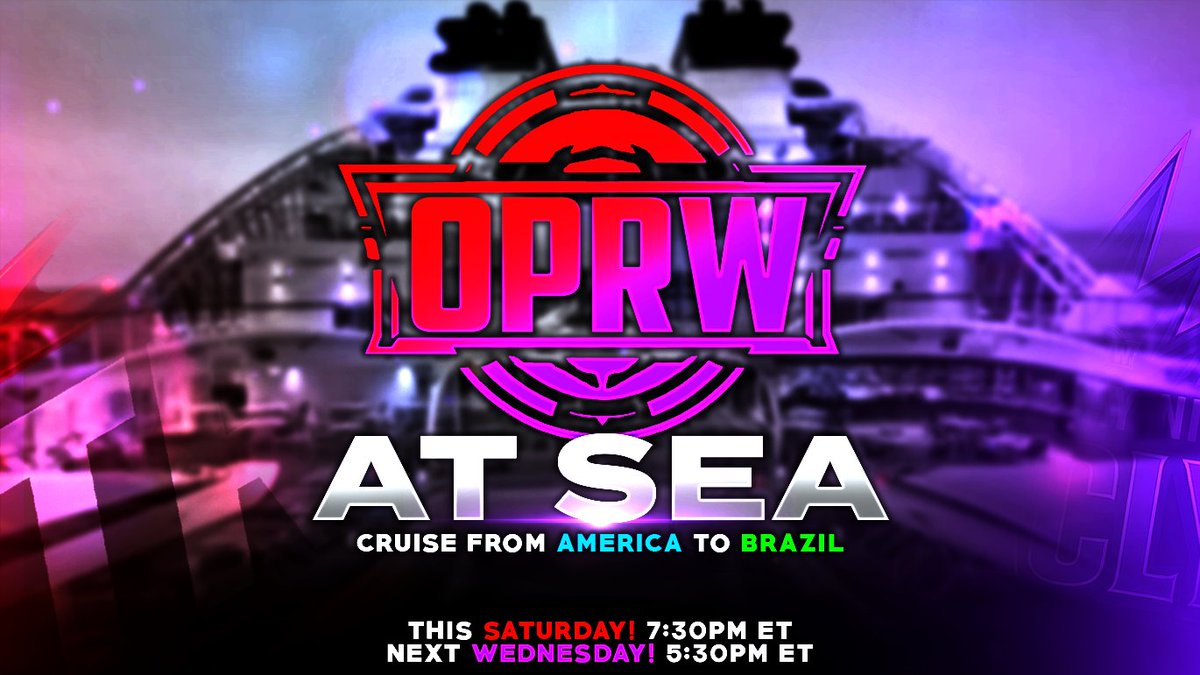 BREAKING NEWS! 🚨

Made official by <a href="/alexthaagoat/">ATG/wide</a> &amp; <a href="/MarleyMcMahonRW/">Marley McMahon</a> today, BOTH NITRO &amp; Cataclysm will be chartering through the PACIFIC &amp; ATLANTIC OCEANS, to head to #OPRWBacklash, in BRAZIL! 🇧🇷

With the worlds CRAZIEST Ro-Wrestlers on a CRUISE SHIP for an entire week.. What