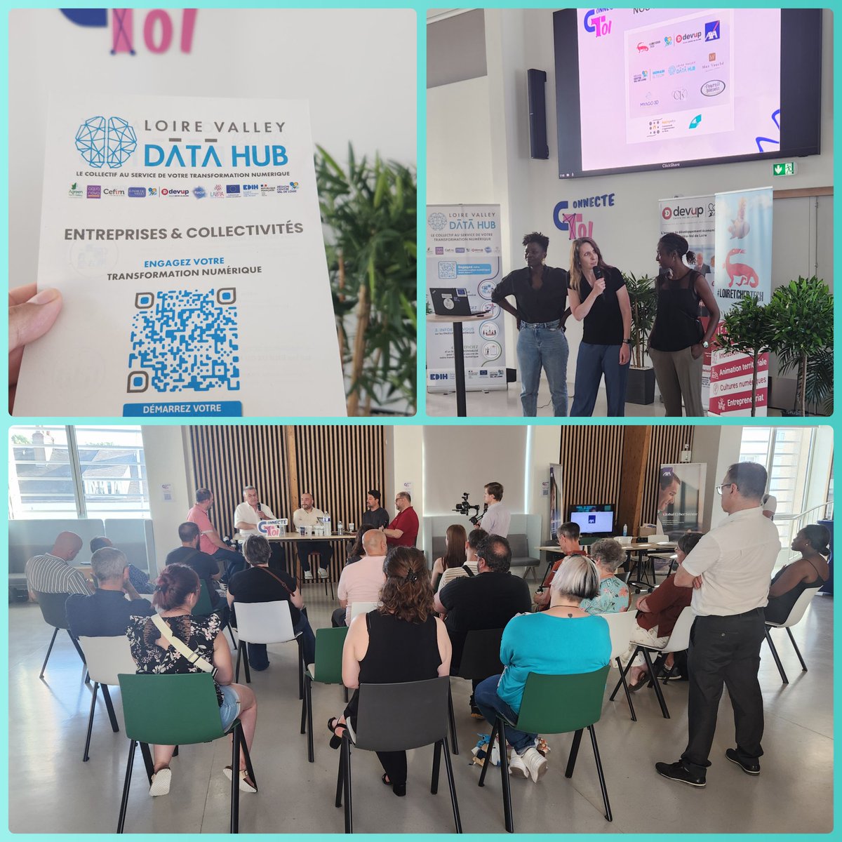 🎉 Retour sur une belle première édition de “Connecte-toi” à Blois ! Le Loire Valley Data Hub est fier d’avoir contribué à cette grande fête du numérique. La journée pro a permis de croiser expertises, inspirations et connexions autour des enjeux clés du numérique.