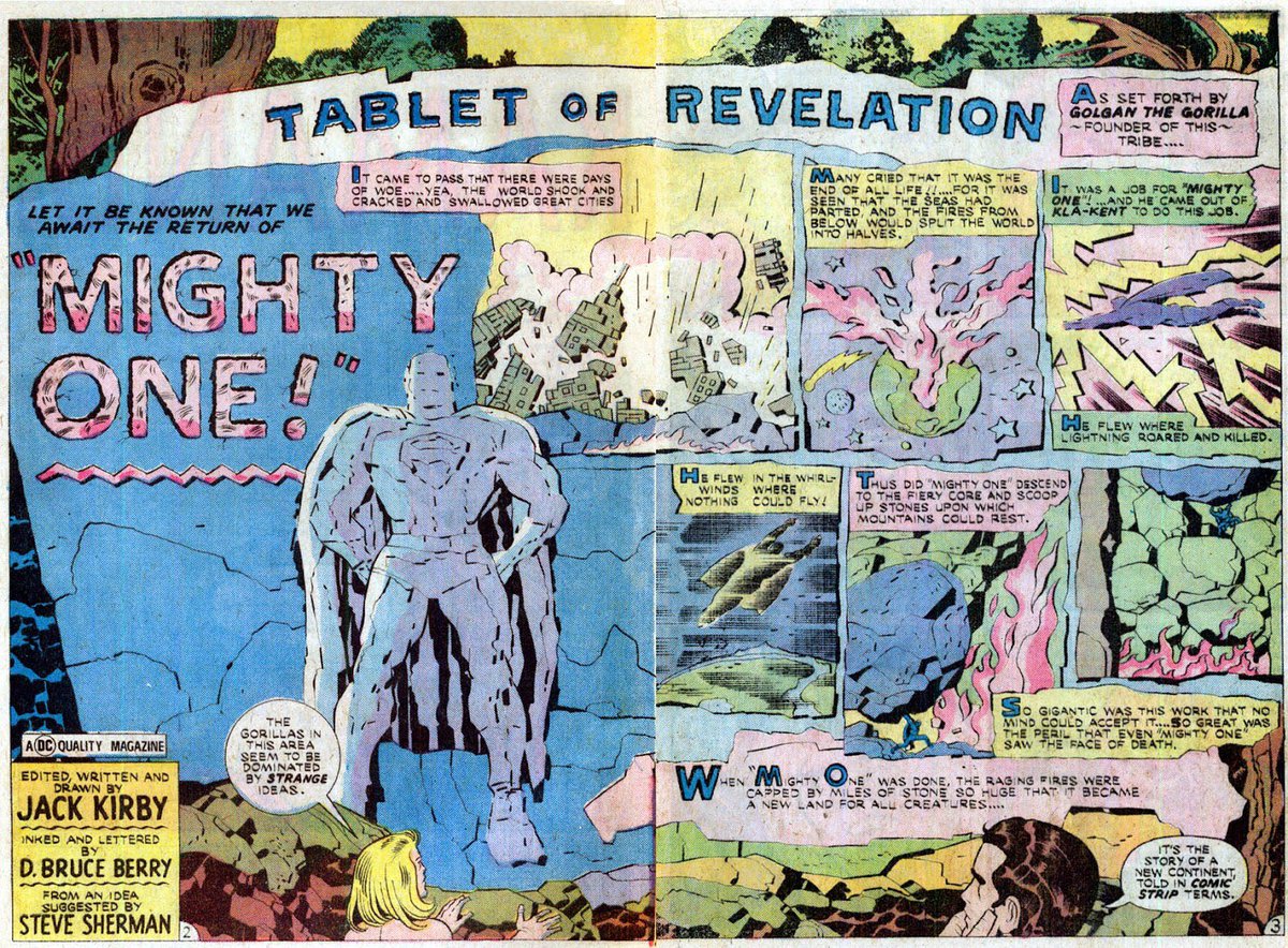 Podcast_Earth2's tweet photo. In our latest episode…
The saga of The Mighty One from “Kamandi” issue 29…!
#dccomics #kamandi #superman https://t.co/HLFpKjvfo0 https://t.co/hZaZznqbd4