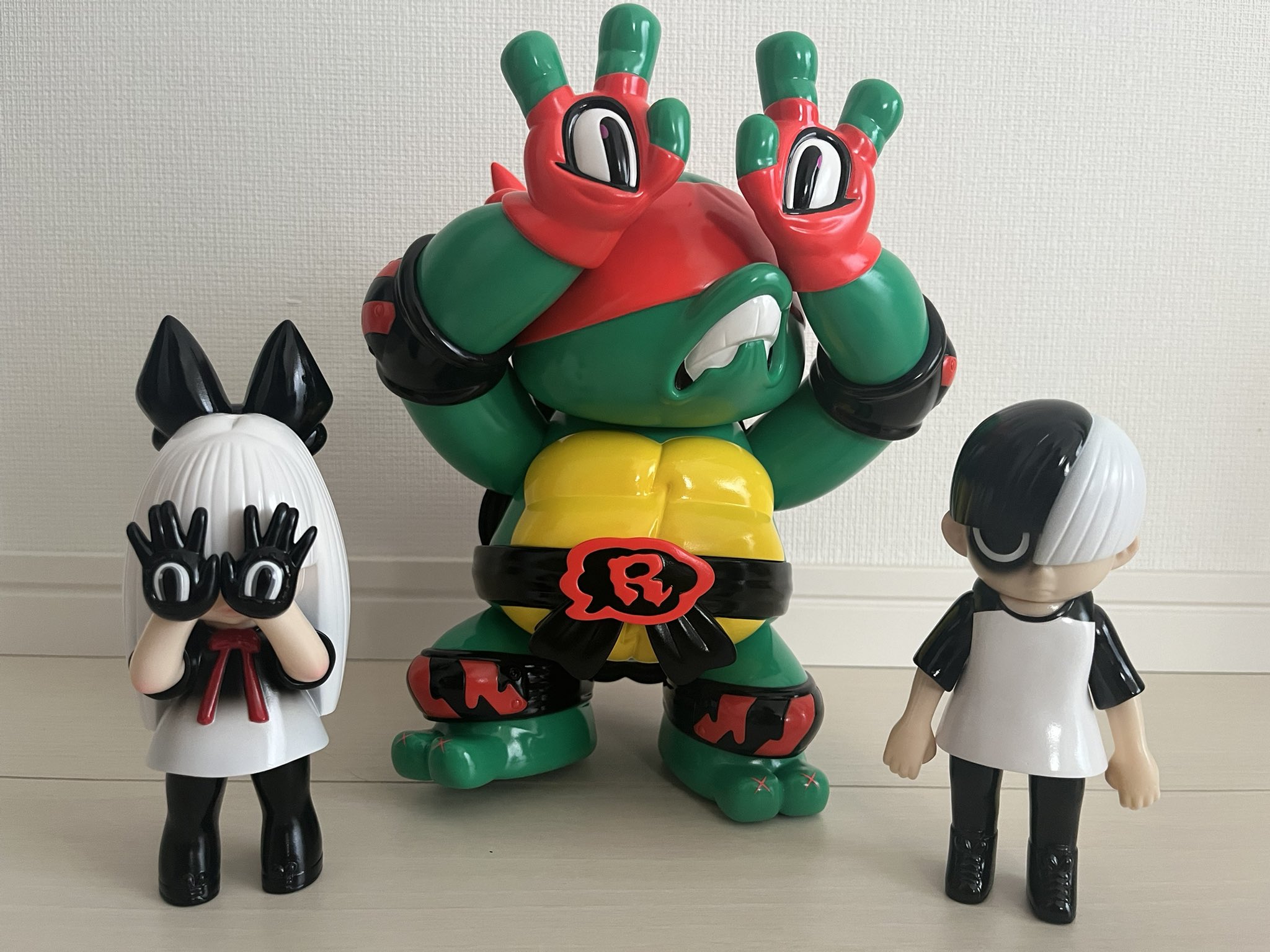 【新品未開封】GRAPE BRAIN パンダにぎり　パンダ狩　ヤマシロヤ　ソフビ GRAPE BRAIN × ヤマシロヤ】うえのっ娘もんすたぁマシロちゃん