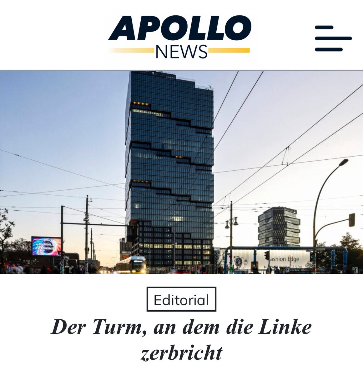 In ihrem Zentrum ist die neue Linke schon gestorben. 

Der „Ostkreuz-Kiez“ war der absolute Mittelpunkt des linken Lebensstils in Berlin - und nirgendwo sieht man die innere Leere des Milieus deutlicher als hier, entlang der Warschauer Straße. 

Genau hier baut Amazon seine