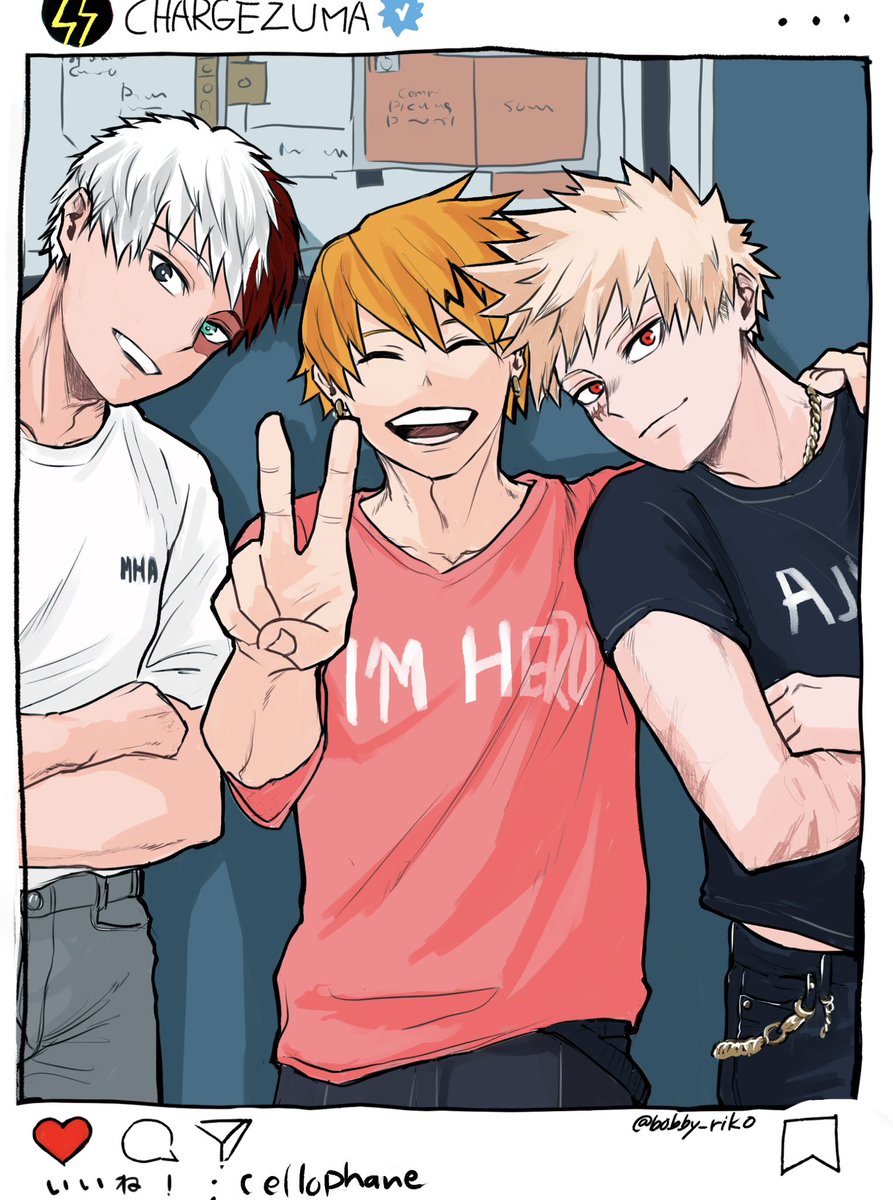 bobby_riko's tweet image. 電気くんと轟君と爆豪
電気くんおめでとう！