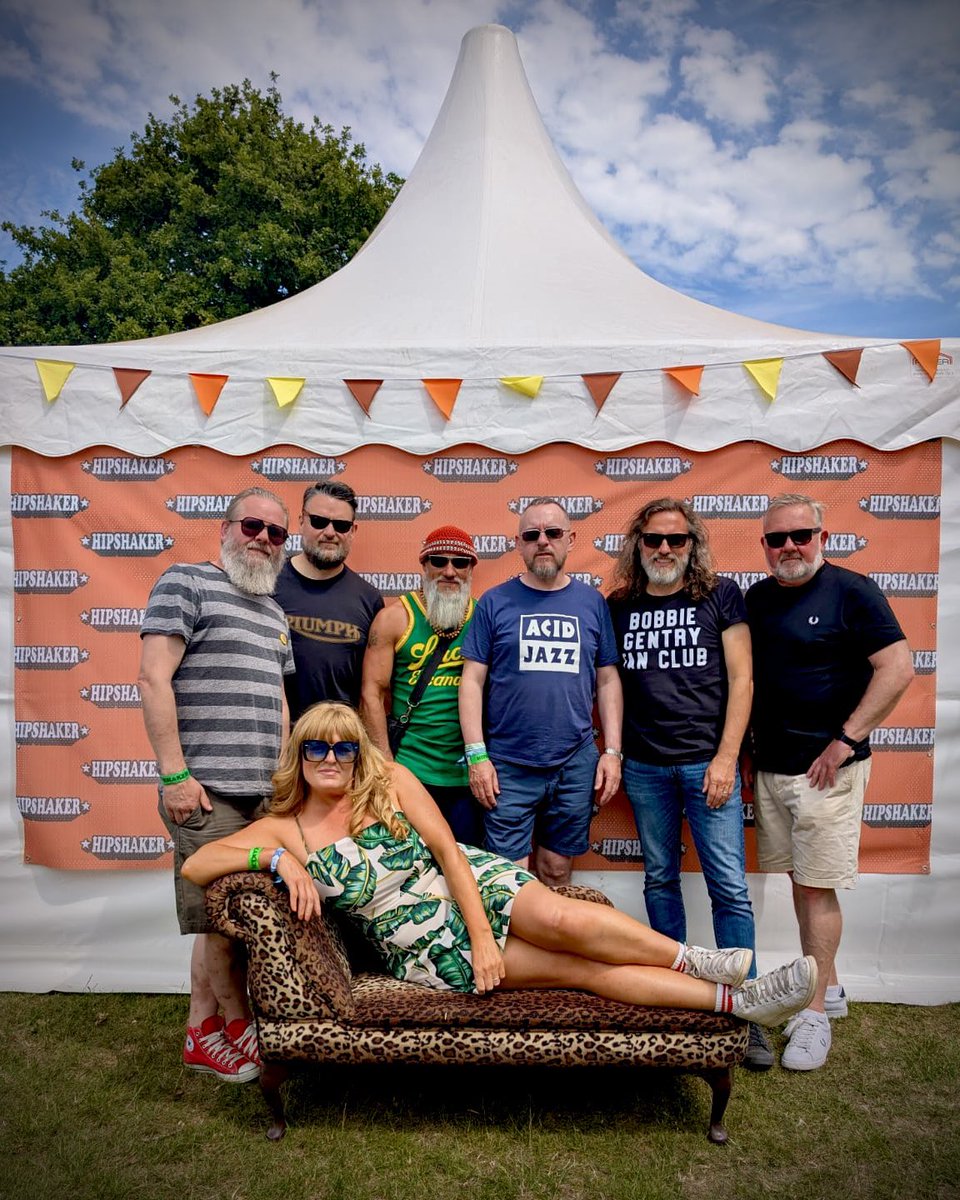 The <a href="/IsleOfWightFest/">Isle of Wight Festival</a> Hipshaker Allstars DJ &amp; Beard Growing Team … great effort all round 👊