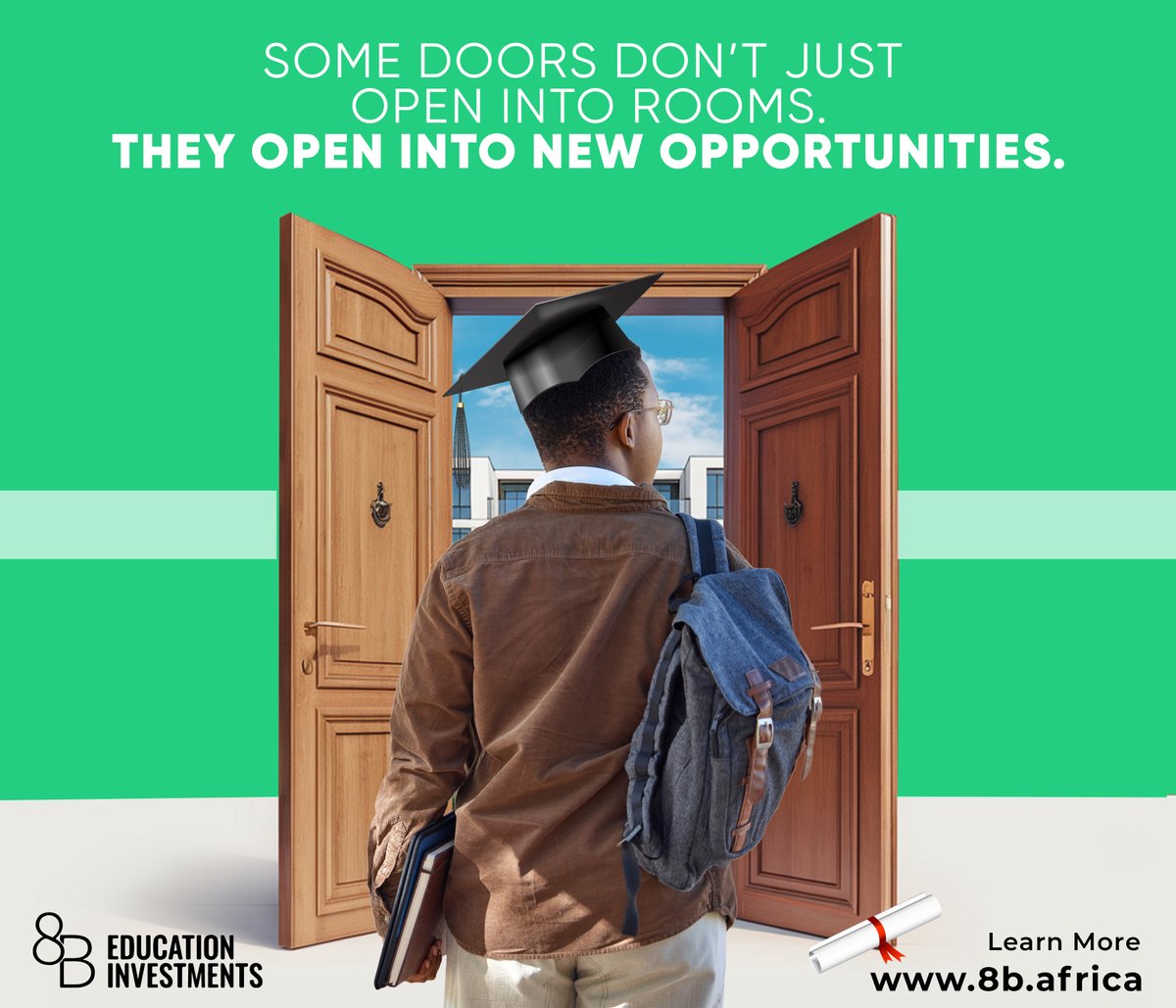 They made you think studying abroad was out of reach. But here’s the truth: The door was never locked; it just needed someone to help you push it open. 8B is not the dream. We’re just the key.
Start now → 8b.africa
#UnlockTheFuture #GlobalEducation