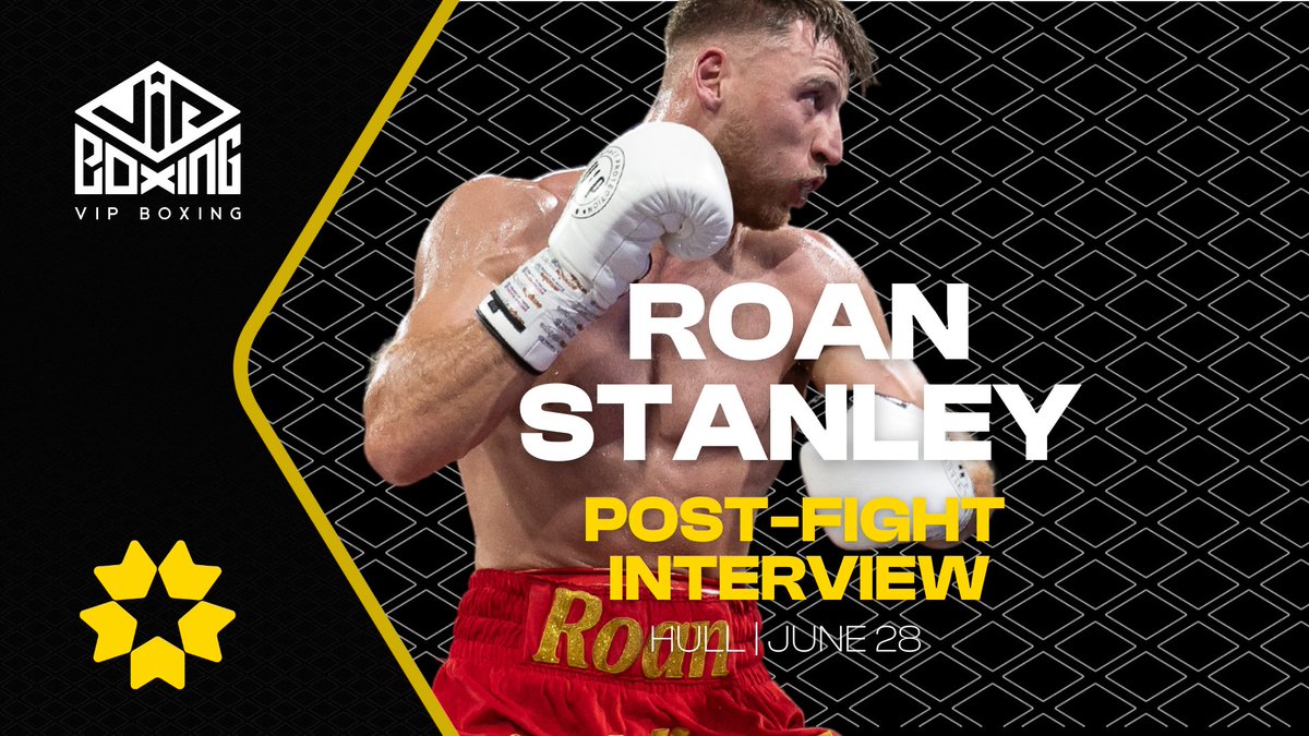 vipboxing's tweet image. Roan Stanley moves to 5-0 with a crowd-pleasing performance in Hull | Post-Fight Interview 

youtu.be/30aNFFbHR_8?si… 

#RoanStanley #PostFightInterview #5and0 #VIPBoxing #HullFights #BoxingProspect #Undefeated #BoxingHighlights #RisingStar #FightNight