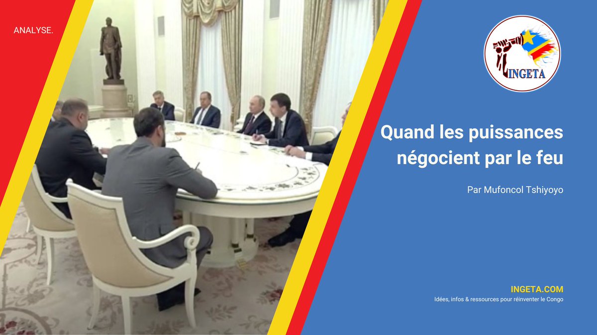 ingetaweb's tweet image. Nul ne viendra garantir la souveraineté du #Congo si lui-même n’en incarne pas le prix. Attendre une protection, c’est se condamner à être désarmé. Se réjouir d’un communiqué venu de Washington, c’est s’illusionner sur la nature de la guerre invisible.
ingeta.com/theatres-dombr…