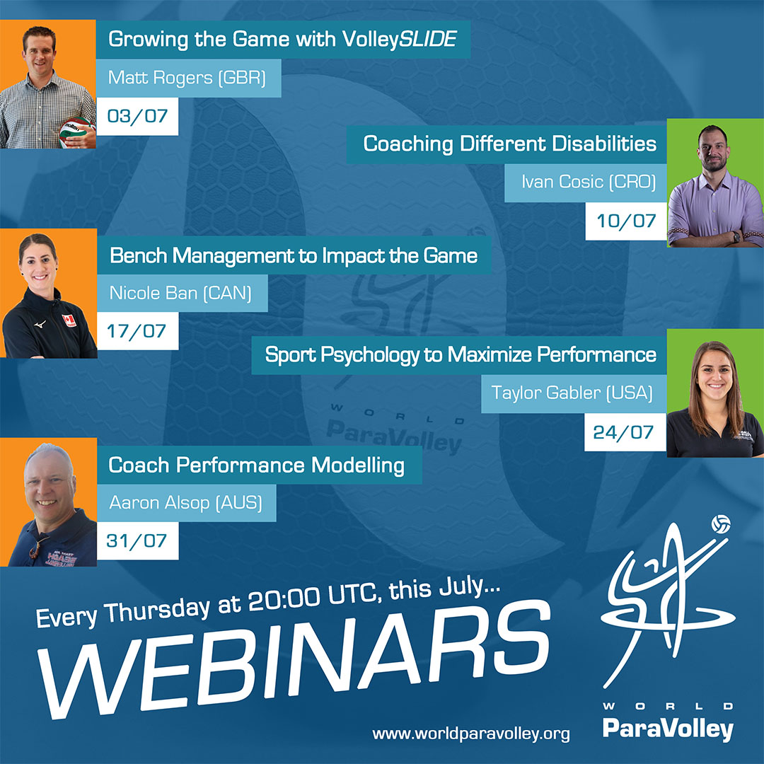 📢 Coaches, don’t miss this! Five Weeks, Five Experts – elite coaching webinars weekly in July.
✅ Quick sessions + Q&amp;A
🔗 Register via e-ParaVolley
worldparavolley.org/full-schedule-…
#ParaVolleyPathway #GrowtheGame