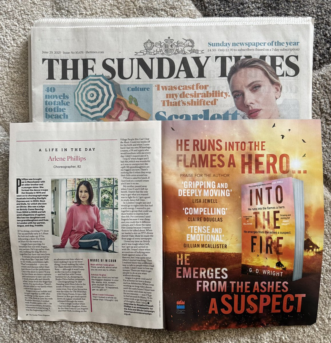 GDWrightWrites's tweet image. How’s THAT for an advert in the @thetimes - great stuff @avonbooksuk @harpercollinsuk
And remember it’s STILL only £5.50 or 2 for £9 in certain places… or less than 12 quid for three copies somewhere else (see previous post!)