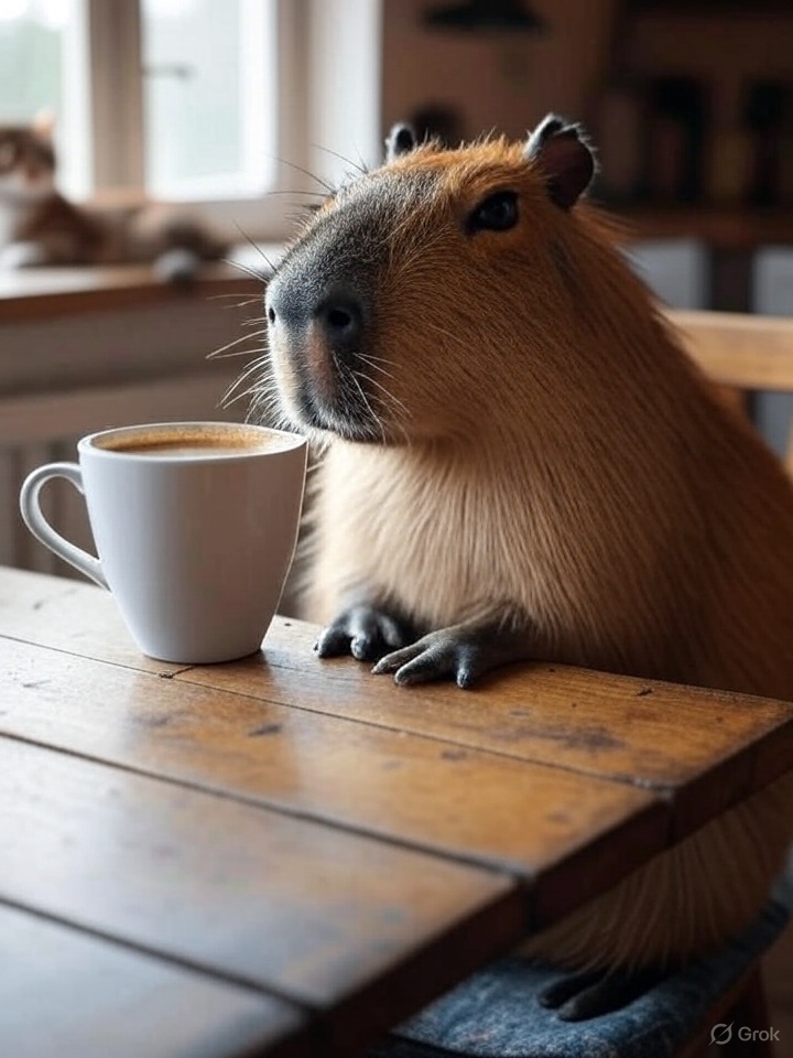 genXrld's tweet photo. Hallo Leute,
ich wünsche euch einen schönen Sonntag, genießt den freien Tag und falls ihr arbeiten müsst, hoffe ich auch möglichst wenig Stress.🤗

#Capybara #CreaVative_Net https://t.co/8fl7D10g5A