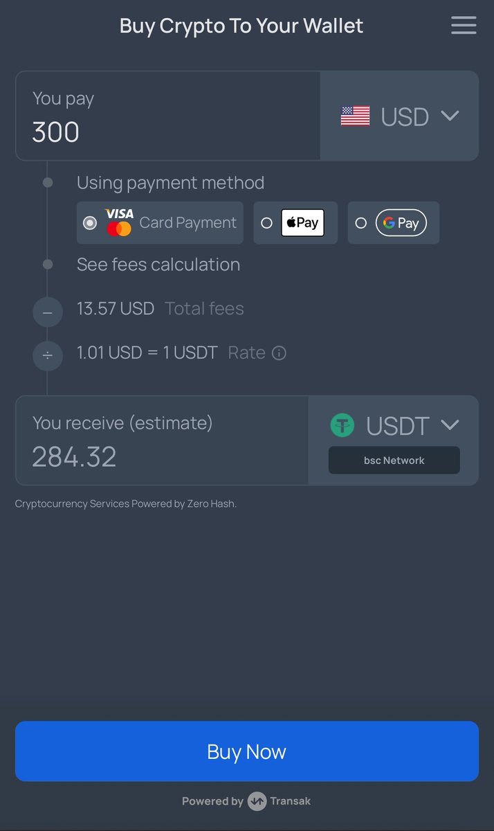 New Feature Launch: Fiat Onramp Now Available on BOOK SMARTER Wallet!

We’re excited to announce that fiat onramp has officially been integrated into BOOK SMARTER! Getting started with your crypto journey is now easier than ever — no third-party exchanges needed.

💳 Supported