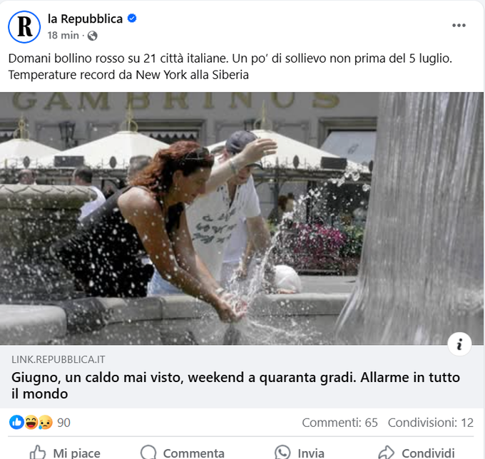 Critica Climatica Alias Fortunato Nardelli tweet media