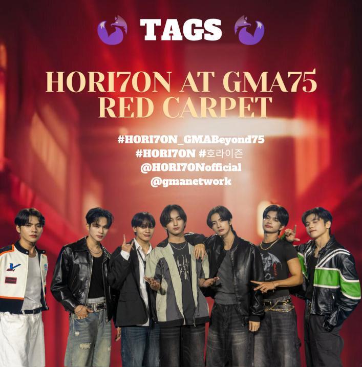 H7WinstonGLOBAL's tweet image. 🗓06/29(Sun)
📌RED CARPET
⏰ 4:30PM PHT
HORI7ON AT GMA75 RED CARPET
#HORI7ON_GMABeyond75
#HORI7ON #호라이즌
#WINSTON #윈스턴
@HORI7ONofficial
@gmanetwork