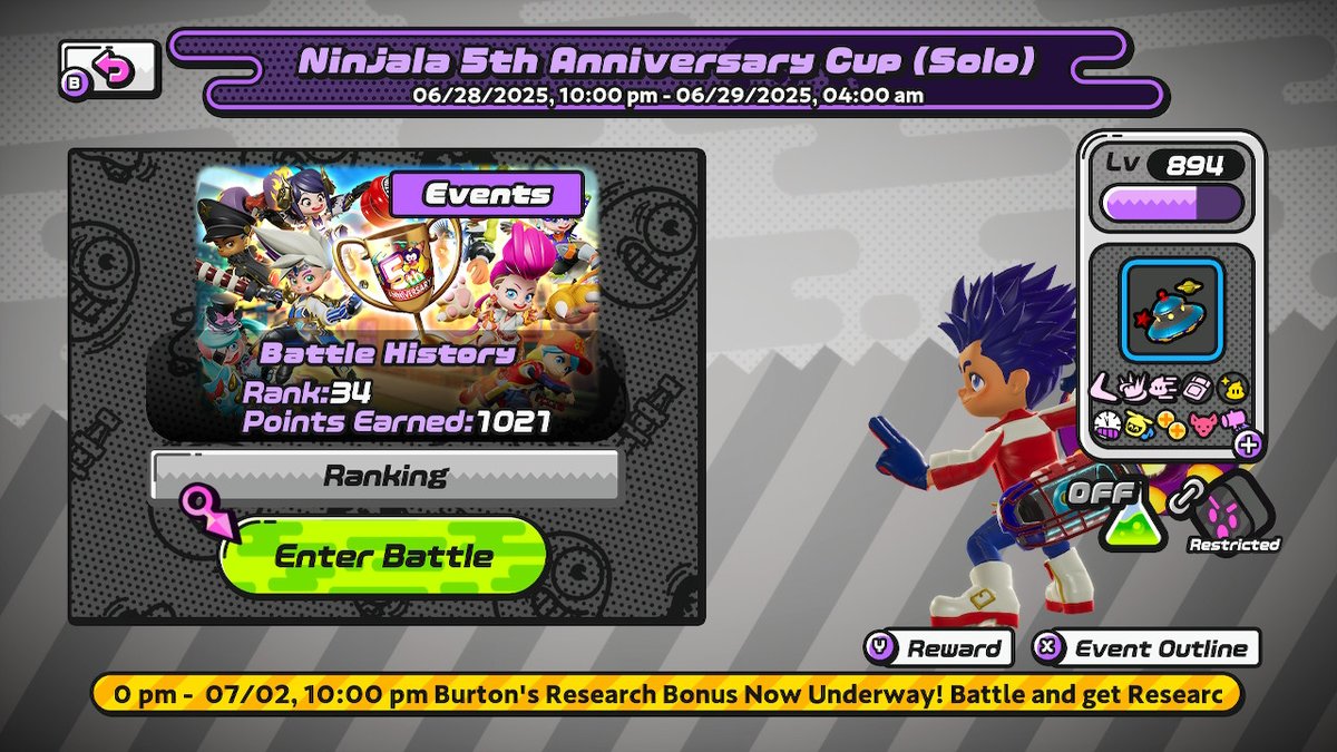 #Ninjala 
Ten silver deco is too many. -_-