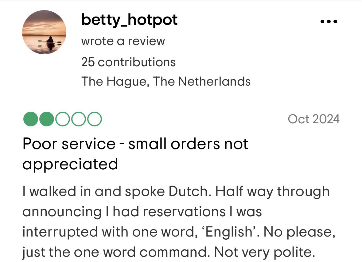 Ok but you are in Prague
