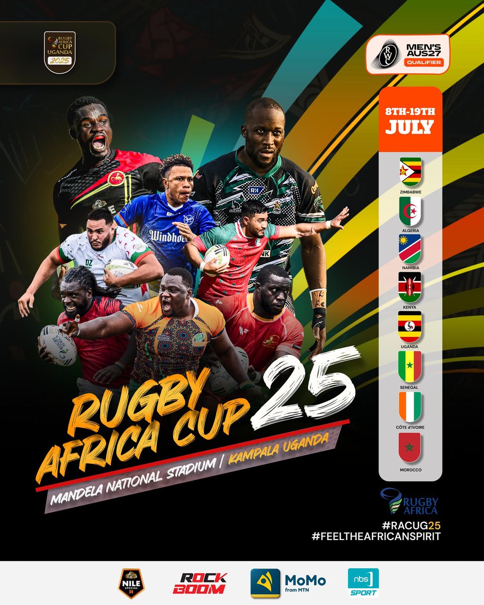 I'm getting literal goosebumps whether it's because it is cold or because it's ONLY 9 days to #RACUG25 I will decide in a giffy. In the meantime, grab your early bird tickets from <a href="/mtnmomoug/">MoMo from MTN Uganda</a> and get ready to watch the best 8 rugby teams in Africa.
#FeelTheAfricanSpirit