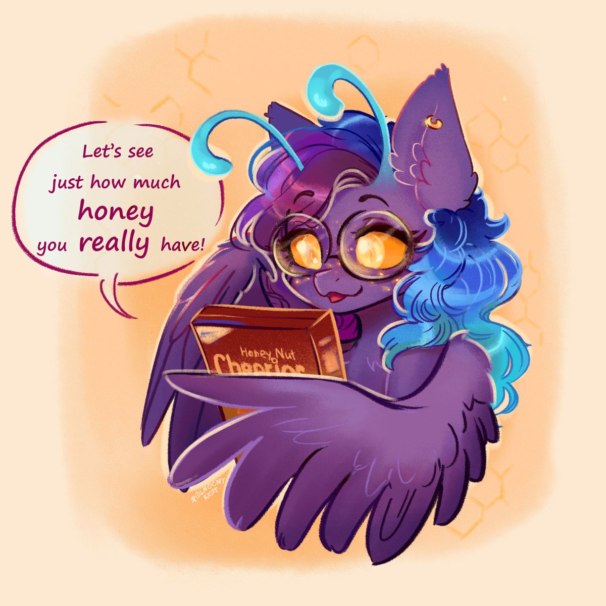 Kot Polnocny (SFW arts) (@kpolnoc) on Twitter photo 7/7 OC complete!
The rainbow ride ends here! 🌈 And here’s the gold we found at the end!✨
So, <a href="/Galaxy_Gal_Pal/">Bumbling Bonk!</a> , what’s your verdict on these cereal flakes? Is there really that much honey in the end? 🍯🥣
#artraffle #artraffleresult 7/7 OC complete!
The rainbow ride ends here! 🌈 And here’s the gold we found at the end!✨
So, <a href="/Galaxy_Gal_Pal/">Bumbling Bonk!</a> , what’s your verdict on these cereal flakes? Is there really that much honey in the end? 🍯🥣
#artraffle #artraffleresult