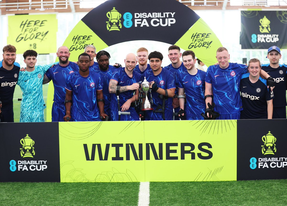 CFCFoundation's tweet image. #EEDisabilityFACup champions. 🏆💙