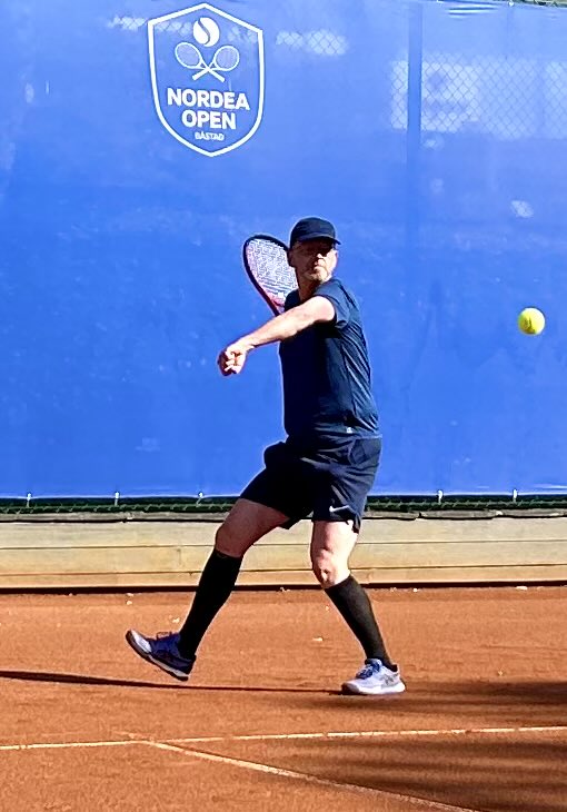 Startat sommaren med morgontennis i Båstad. Kul!