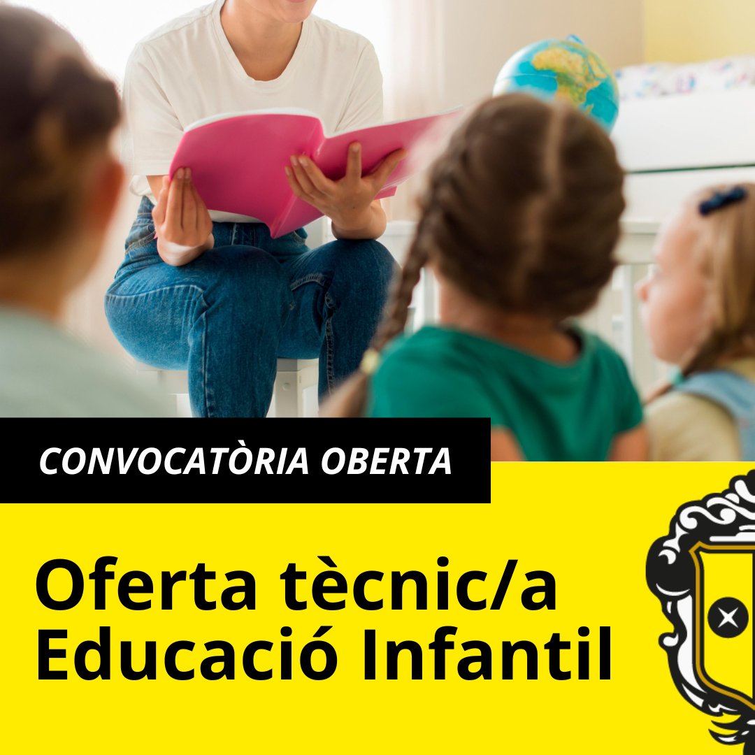Convocatòria de procediment selectiu per a l'escoleta infantil de Sa Rota mitjançant concurs-oposició i constitució d'una borsa de treball. Accedeix a més informació, aquí: bit.ly/oposSaRota