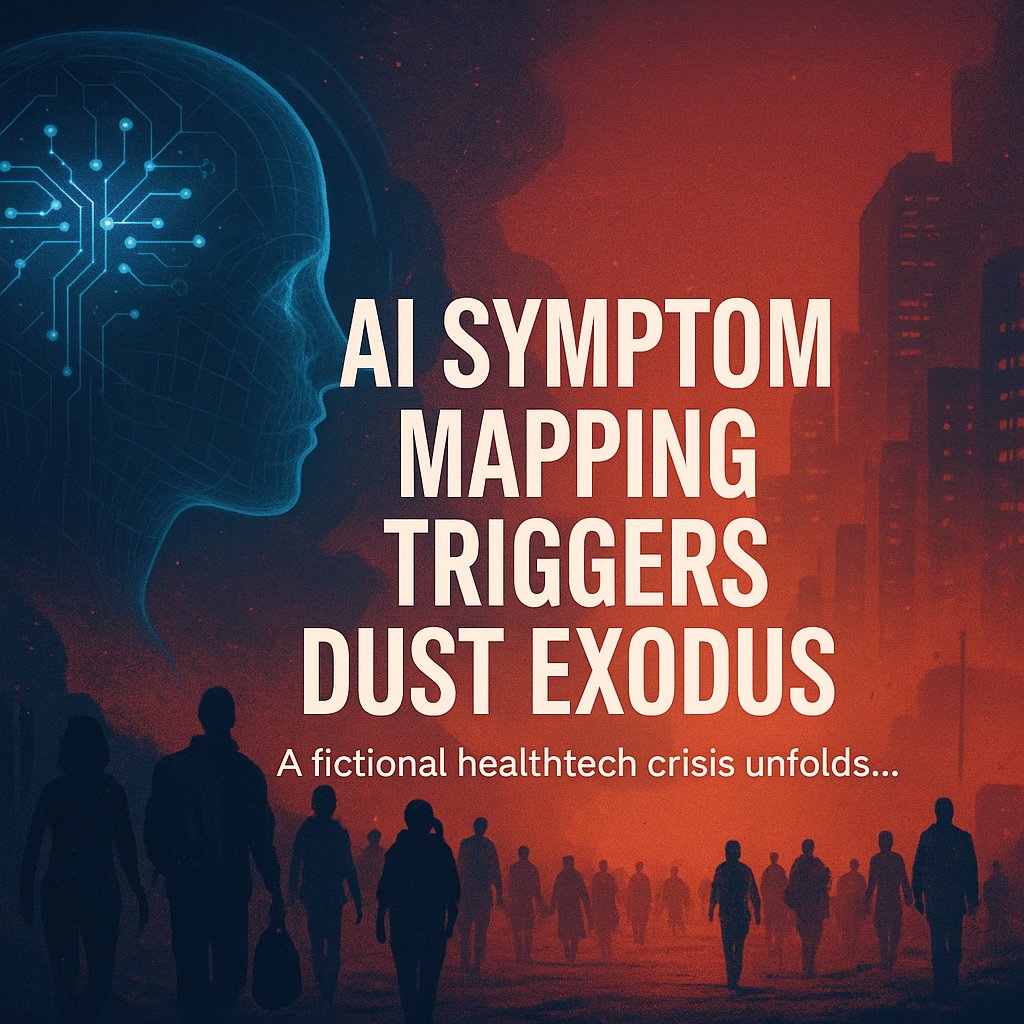 NigPost's tweet image. Smart health bands told millions they had Neurological Dust Syndrome.

Cities emptied. Panic spread. But it was just a fictional AI glitch that triggered it all.

What if your device lied to you?

👉🏽 Read the full story: NigPost com ng
#DustExodusStory