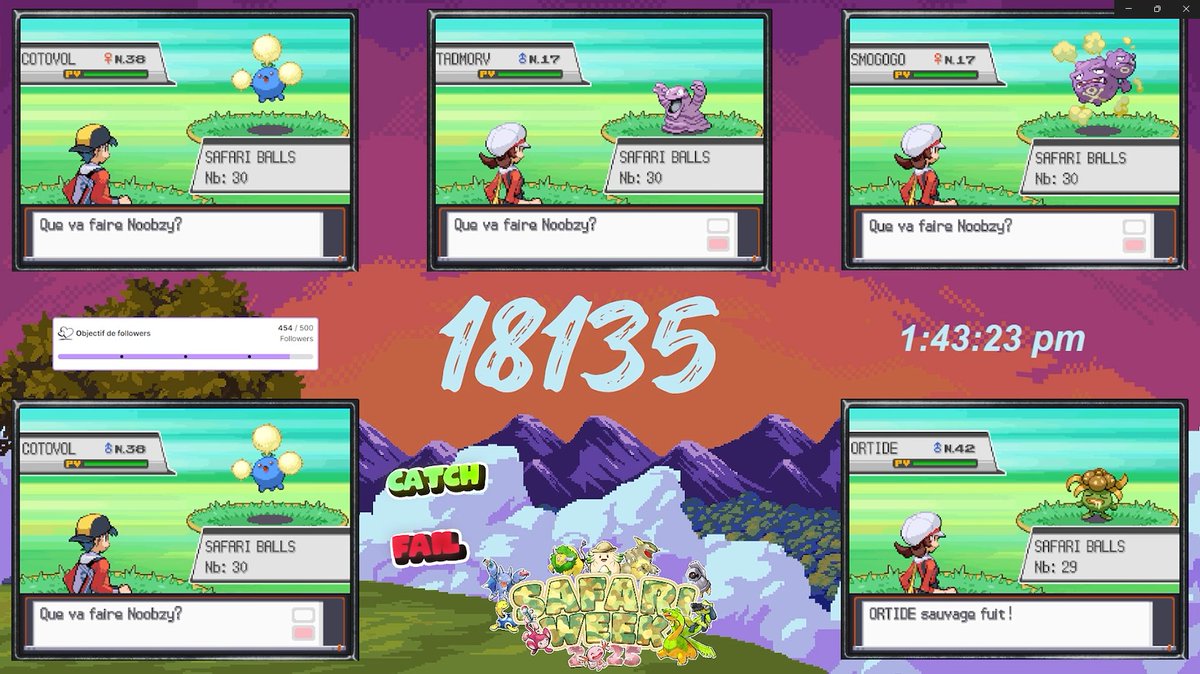 [Safari Week 2025 - 4G] ☆Shiny Gloom after 18,135 re's in SoulSilver Safari Zone. First shiny for this event. Fled first ball, no shake. Happens ! #SafariWeek2025 #shinypokemon
