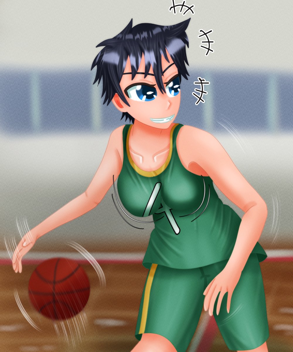 kitanohagebou's tweet image. 全年齢向け
・うちのこのボーイッシュなサッカー少女の水上順ちゃん
・うちのこのボーイッシュなバスケ少女の堀切はやせちゃん
#今月描いた絵を晒そう