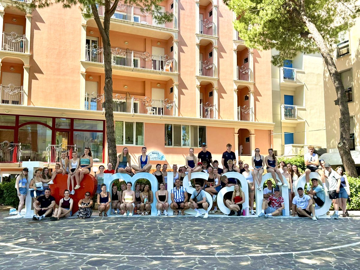 ncdoncaster's tweet image. Our sports groups from New College Doncaster and Pontefract have arrived in Misano. Italian lessons and Cattolica Aquarium visit today before coaching sessions start tomorrow ⚽️🏉🏐😀🇮🇹
