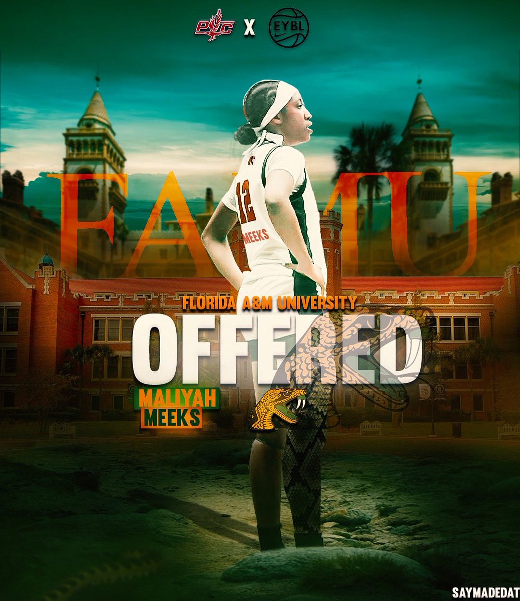 Maliyah Meeks (@meeks_maliyah) on Twitter photo Blessed and thankful to receive an offer from Florida A&M University. Thank you <a href="/CoachBGordon/">coach_bigpressure🧡💚</a> all glory to God Blessed and thankful to receive an offer from Florida A&M University. Thank you <a href="/CoachBGordon/">coach_bigpressure🧡💚</a> all glory to God