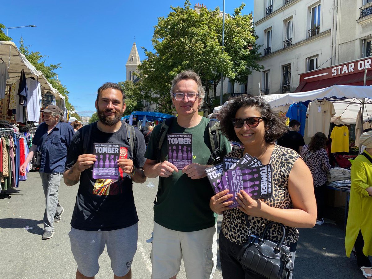 LFIsaintouen's tweet image. Nous étions ce matin au marché Ottino pour la suite de notre campagne d’inscriptions sur les listes électorales ✊
Ensemble, en votant, nous avons le pouvoir de choisir un autre monde !
N’oubliez pas de vérifier votre inscription sur les listes : service-public.fr/particuliers/v…
