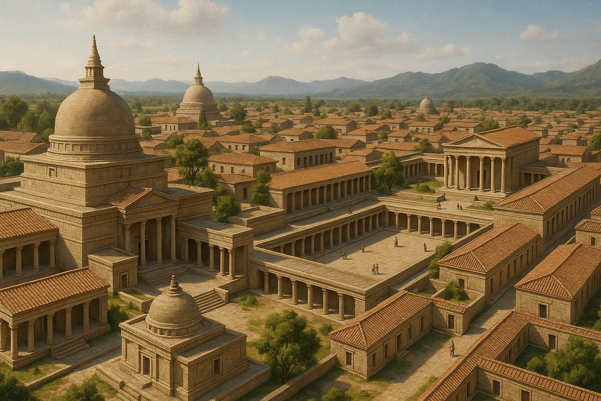 NOSHAHEED's tweet image. Takshasila, Sirkap, 100 CE