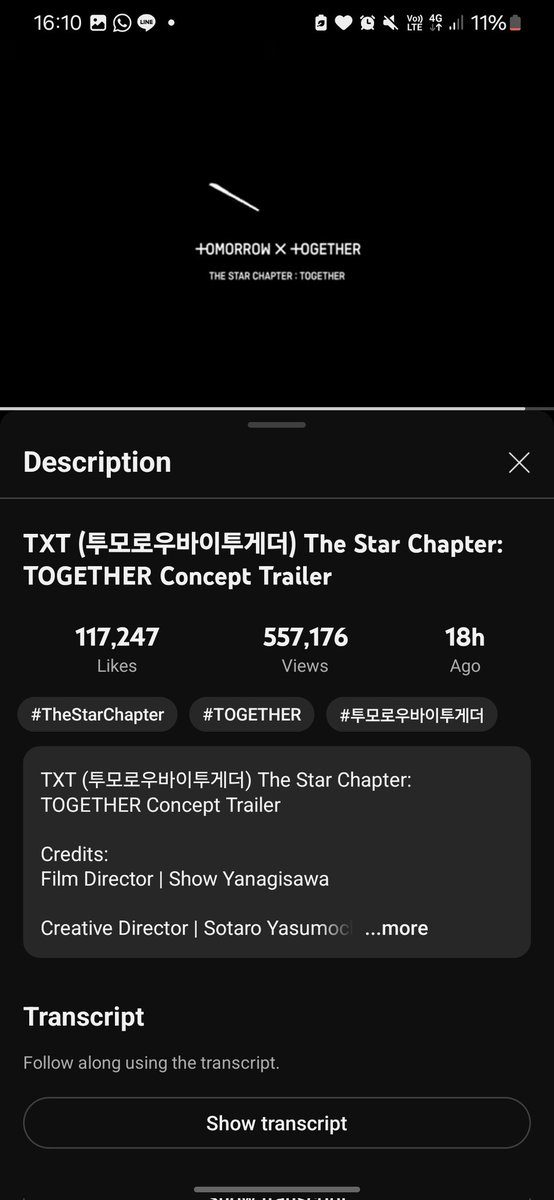 gyugyegyi's tweet photo. Don’t break the chain challenge⛓️☄️🌟

What’s the current views when you see this post?
Mine 557.176 views 🥹

#TOMORROW_X_TOGETHER
#TheStarChapter_Together 

Check yours moots 
@beomlufs @cherisheves @yawnzzdm @eleesians @shuuogin @gyuuuenthu @flOowerryy__ @yeonluvme https://t.co/rlv98GfkWB