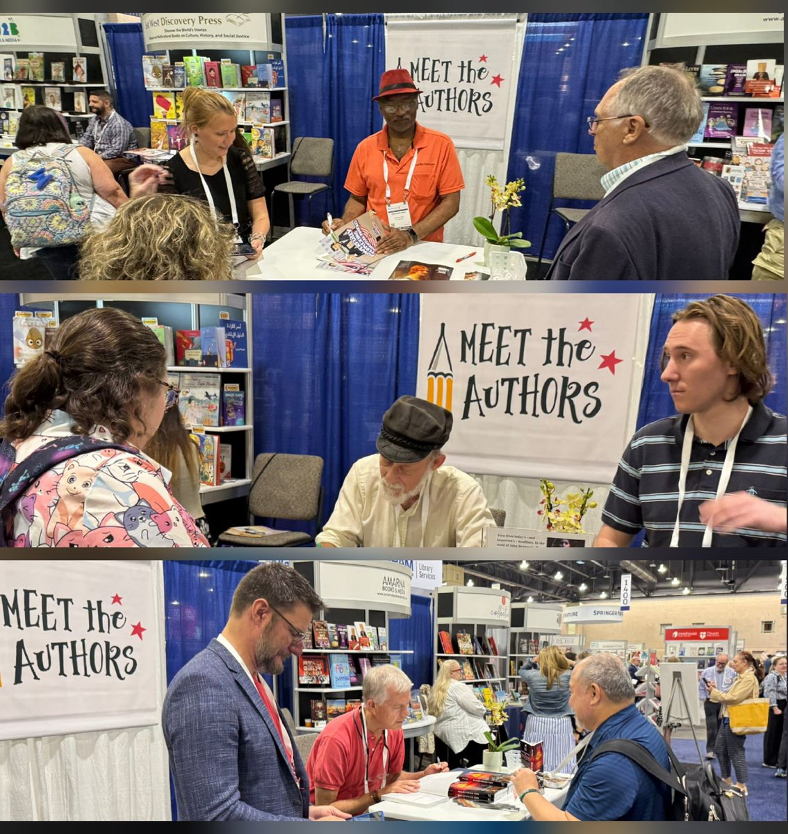 Thank you to all the amazing <a href="/ibpa/">IBPA</a> volunteers for their help during our book signings today!

We can't wait to see with more signings from:

Henry Rozycki
Robert Tecklenburg
Jack Bartley
J.S. Gold

#ALAAC25 #BookSigning #IBPA #ALA2025 #AuthorSigning