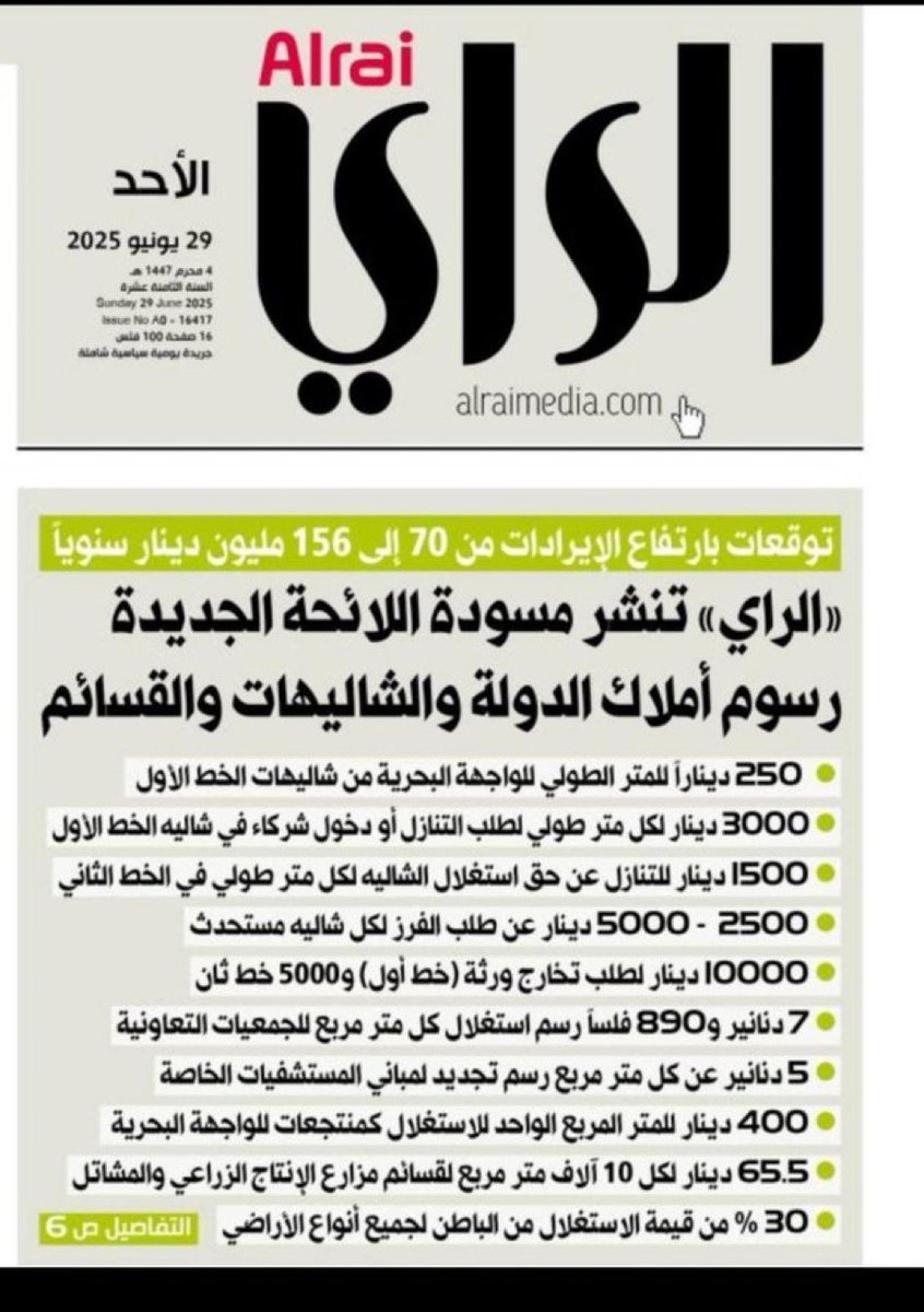 adalfahadduwail's tweet image. #وزارة_المالية
حتى يكتمل الإصلاح الاقتصادي وحتي تسود العدالة بين الجميع
المطلوب 
فرض رسم 5% علي حولات الخارج
رفع رسوم القسائم الصناعية