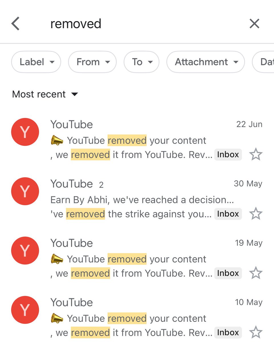 Abhi.eth (@earnbyabhi) on Twitter photo Dear <a href="/YouTube/">YouTube</a>, <a href="/YouTubeIndia/">YouTube India</a> & <a href="/TeamYouTube/">TeamYouTube</a>
You work hard to research, record, edit, and upload a crypto educational video - and then suddenly receive a mail saying itβs been deleted with a community guideline strike.
This hasn't happened just once - it has happened multiple Dear <a href="/YouTube/">YouTube</a>, <a href="/YouTubeIndia/">YouTube India</a> & <a href="/TeamYouTube/">TeamYouTube</a>
You work hard to research, record, edit, and upload a crypto educational video - and then suddenly receive a mail saying itβs been deleted with a community guideline strike.
This hasn't happened just once - it has happened multiple