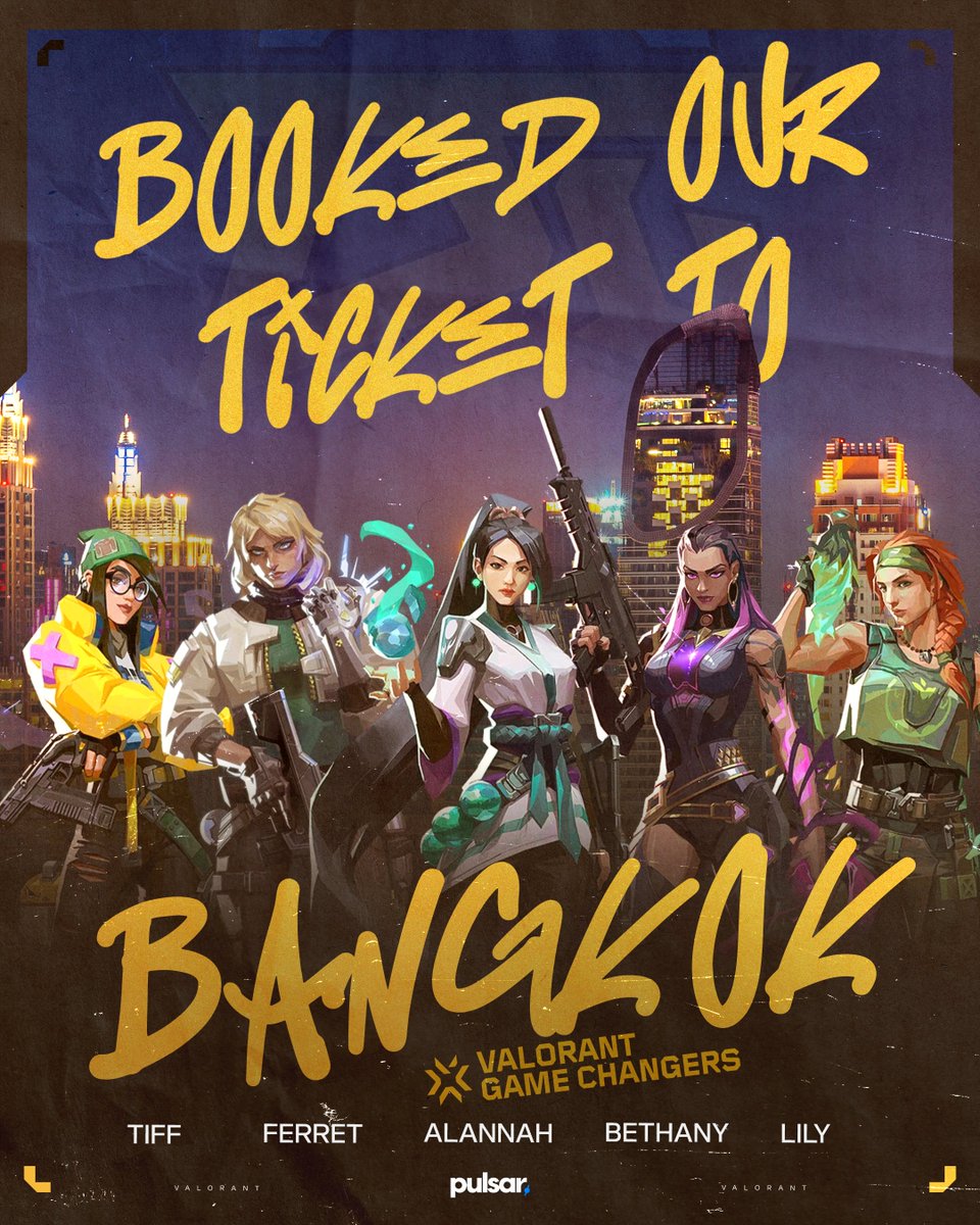 ORG_TSG's tweet image. 🚨WE DID IT, WE ARE HEADED TO THAILAND🚨
🎉CONGRATS TO THE GIRLS FOR PUSHING SO HARD FOR THIS🎉
✅GG's @kissvlr, We win 3-1 in Grand Finals
#FeelTheSynergy