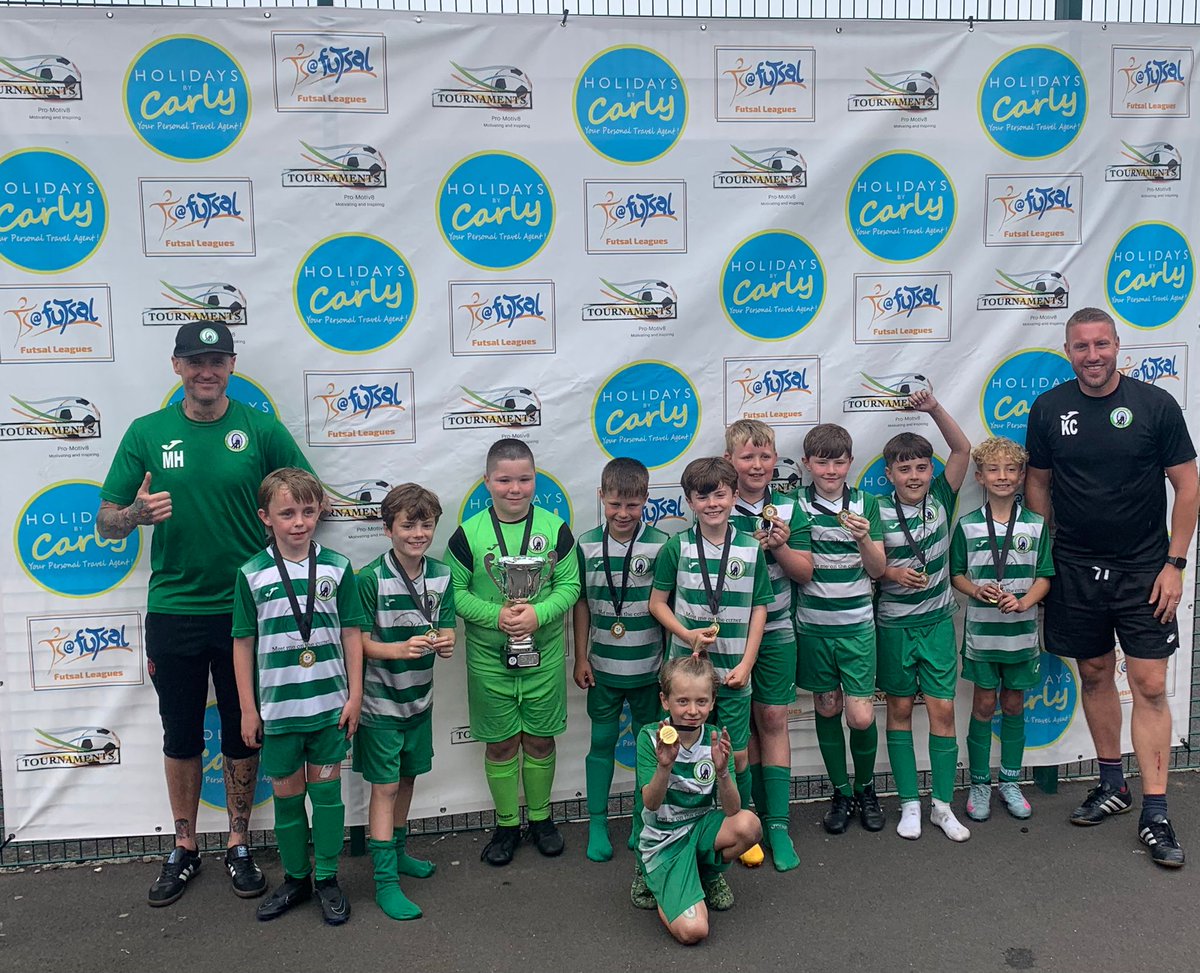 Congratulations to my brilliant team. Winners of their tournament yesterday 🏆
Well done lads!! 🟢⚪